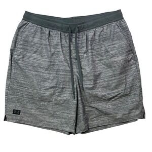 Under Armour Loose Fit Heathered Gray Athletic Shorts Men's XL TG EG